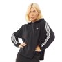 adidas Originals Womens 3-Stripes Hoodie Black