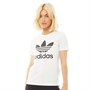adidas Originals Womens Trefoil Tee White/Black