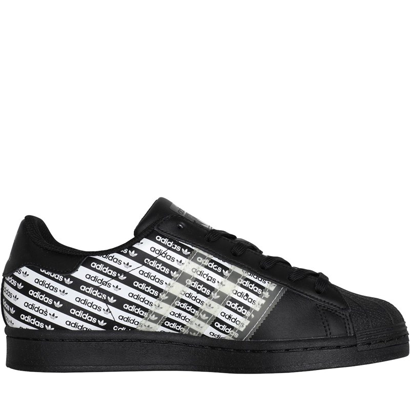 adidas Originals Junior Superstar Trainers Core Black/Footwear White/Footwear White