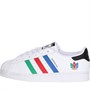 adidas Originals Junior Superstar Trainers Footwear White/Green/Core Black