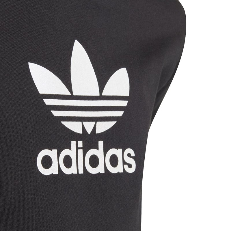 adidas Originals Mädchen Small Trefoil T-Shirt Schwarz
