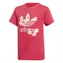 adidas Originals Dziewczęce Graphic Trefoil T-Shirt Różowy