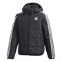 adidas Originals Junior Padded Hooded Jacket Black/White
