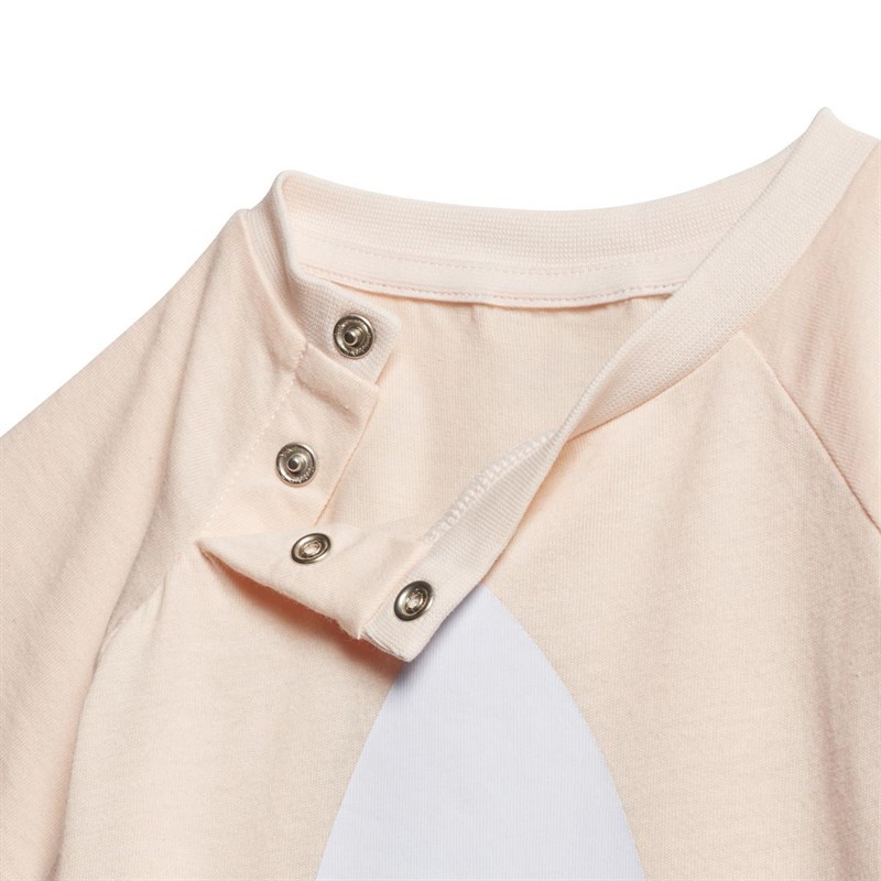 adidas Originals Infant Large Trefoil T-Shirt Pink Tint/Light Pink/White