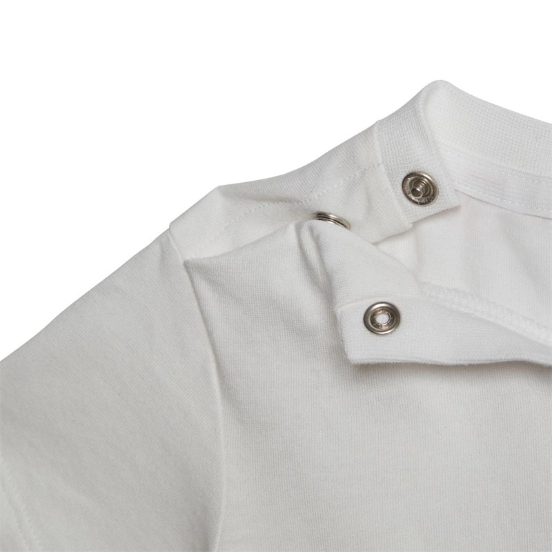 adidas Originals Infant Graphic Trefoil T-Shirt White/Multi Colour