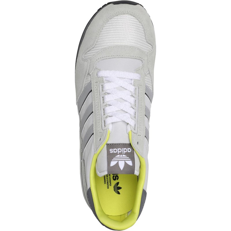 ルーク Buy adidas Originals Mens ZX 500 Trainers Metallic Grey/Core