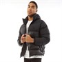 adidas Originals Mens Down Regen Hooded Blocked Puffer Jacket Black