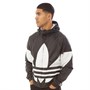 adidas Originals Herren Big Trefoil Windbreaker Jacke Schwarz