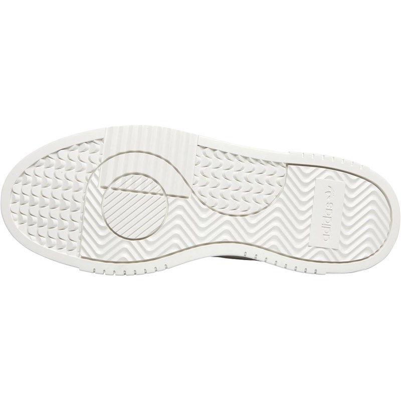adidas Originals Mens Supercourt Trainers Raw White/Raw White/Crystal White