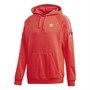 adidas Originals Herren Adicolor 3D Trefoil 3-Stripes Kapuzentop Rot