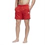 adidas Originals Mens 3-Stripes Swim Shorts Lush Red