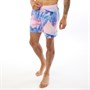adidas Originals Mens Palm 3-Stripes Swim Shorts Multi Colour/White