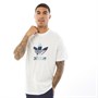 adidas Originals Mens Camo Infill Trefoil T-Shirt White