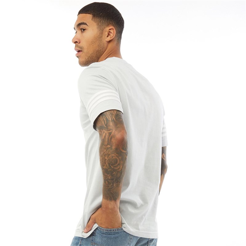 adidas Originals Mens Outline T-Shirt Clear Grey