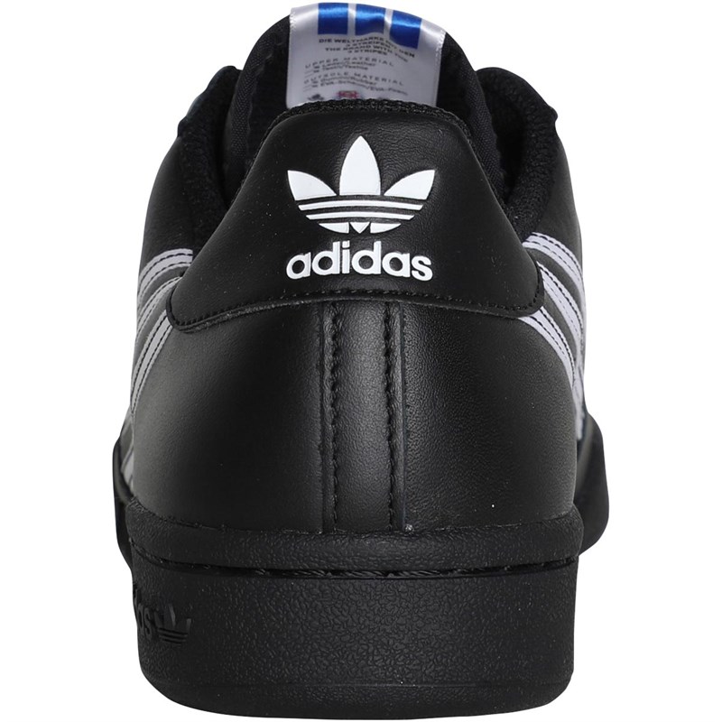 adidas Originals Mens Continental 80 Trainers Core Black/Footwear White/Core Black