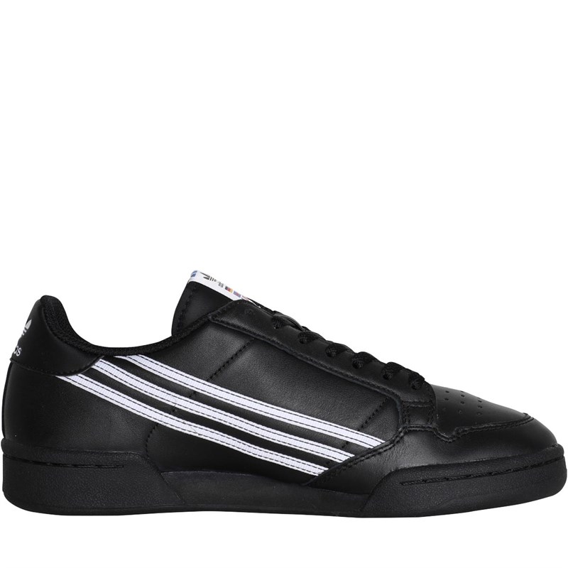 adidas Originals Mens Continental 80 Trainers Core Black/Footwear White/Core Black