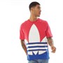adidas Originals Herren Big Trefoil Colorblock T-Shirt Mehrfarbig