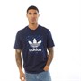 adidas Originals Mens Monogram Square T-Shirt Collegiate Navy