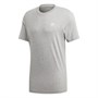 adidas Originals Mens Trefoil Essentials T-Shirt Mid Grey Heather