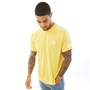 adidas Originals Mens Linear All Over Print T-Shirt Core Yellow