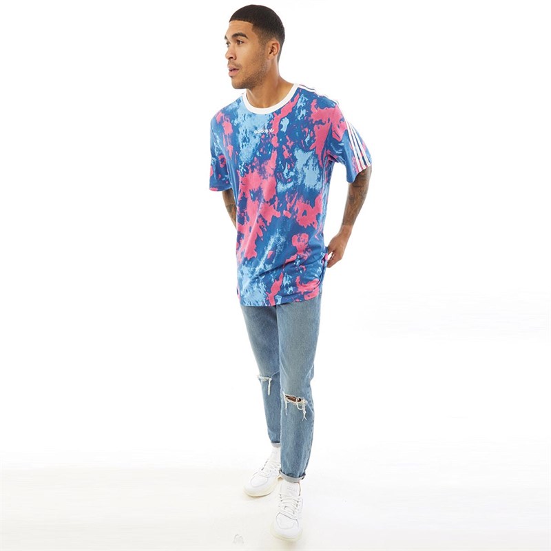 adidas Originals Tee-Shirt Tidy Homme Bleu