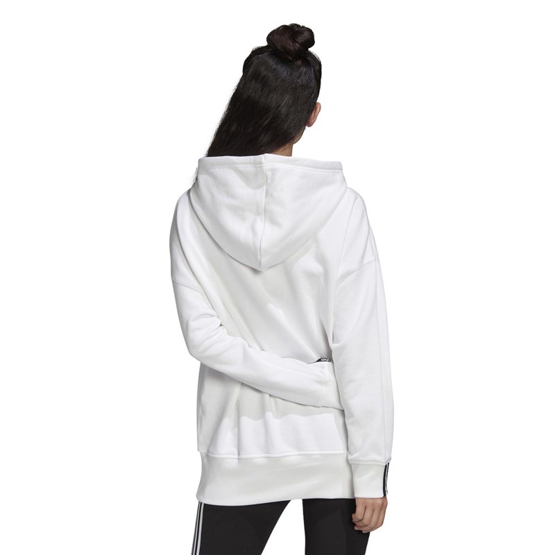 adidas Originals Womens Fleece Hoodie White