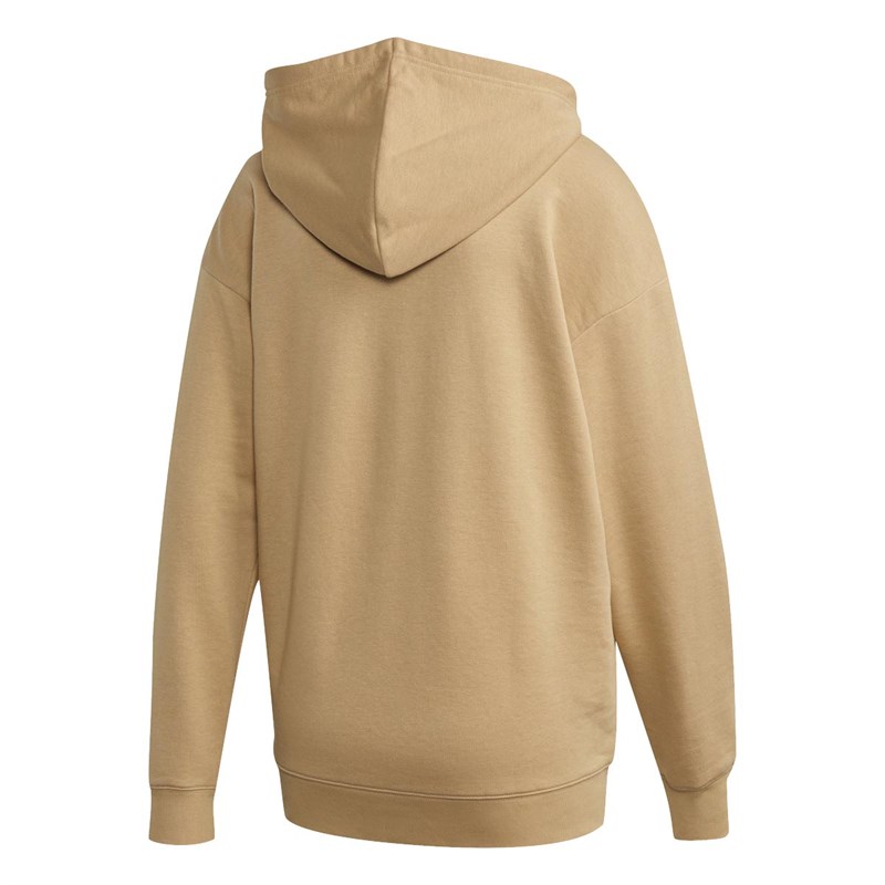 adidas Originals Sweat à Capuche Trefoil Essentials Femme Marron
