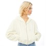 adidas Originals Womens Hooded Track Top Off White
