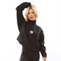 adidas Originals Damer Adicolor 3D Trefoil Half-Zip Sweatshirt Sort