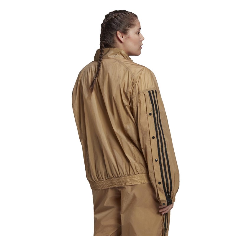 adidas Originals Womens R.Y.V. Track Top (Plus Size) Cardboard