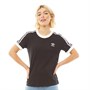 adidas Originals Womens 3-Stripes T-Shirt Black