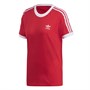 adidas Originals Dames 3-Stripes T-Shirt Rood