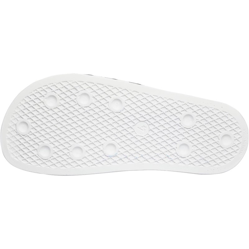 adidas Originals Womens Adilette Slides Crystal White/Footwear White/Crystal White