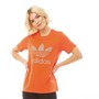 adidas Originals Womens Trefoil T-Shirt Energy Orange/Cardboard