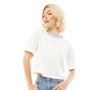 adidas Originals Womens Crop Top T-Shirt White/Clear Sky