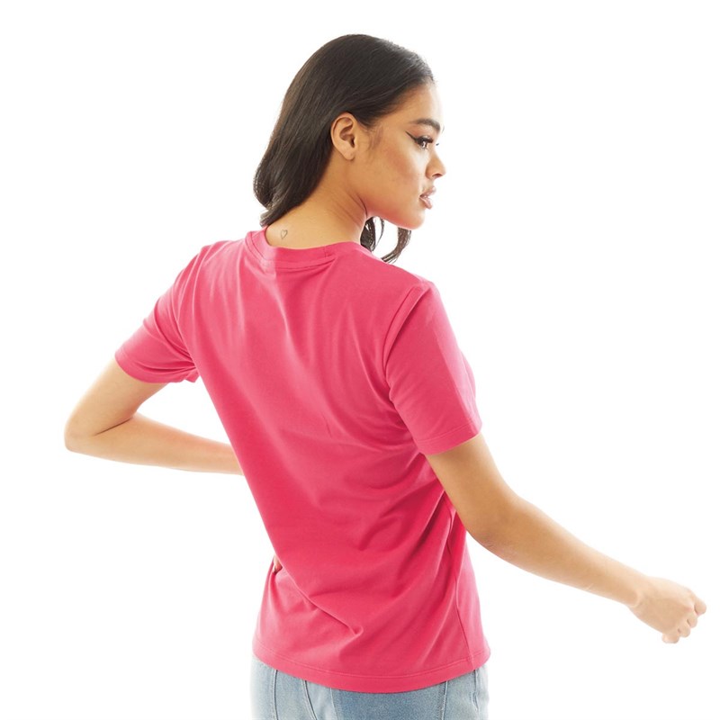 adidas Originals Womens Trefoil T-Shirt Powder Pink/White