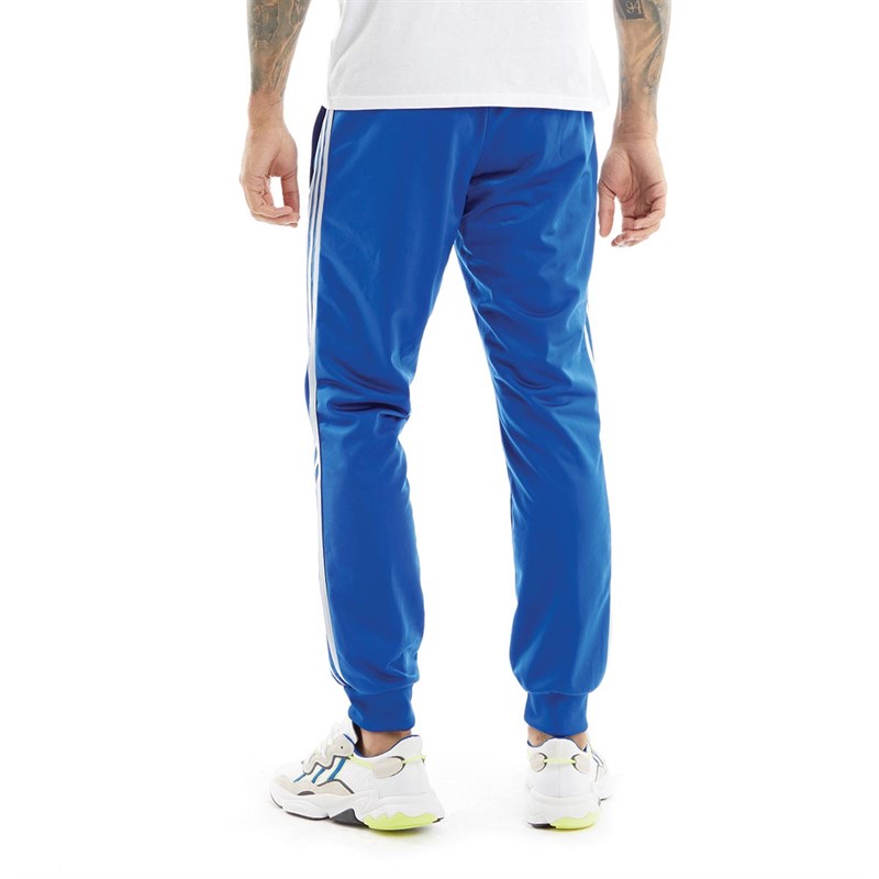 Royal blue adidas track sales pants