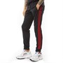adidas Originals Mens 3-Stripes Tracksuit Bottoms Black/Scarlet