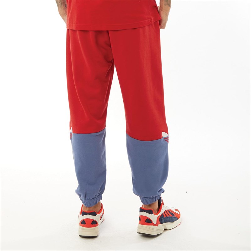 adidas Originals Heren Adicolor Sliced Trefoil Sportperformance broeken Rood