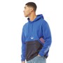 adidas Originals Mens SPRT Archive Mixed Material Sweat Hoodie Royal Blue/Legend Ink