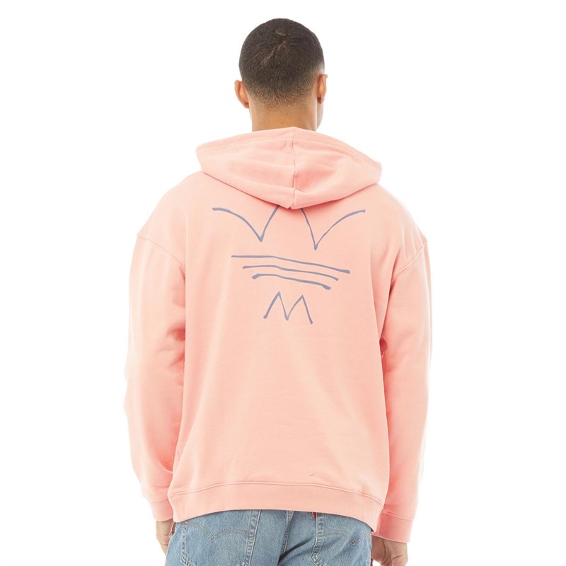 Originals trefoil hotsell hoodie light pink