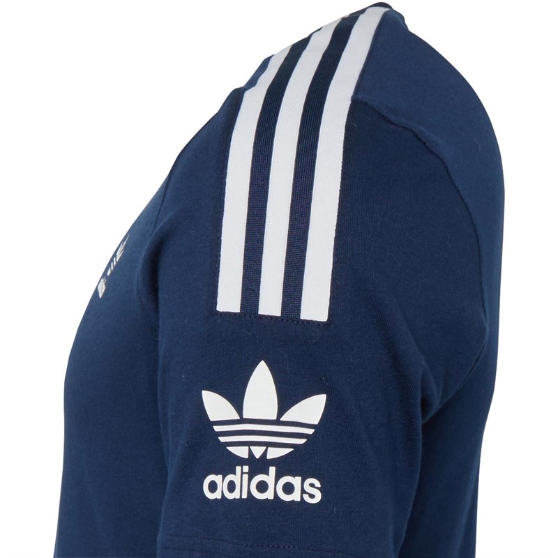 adidas Originals Mens T-Shirt Collegiate Navy