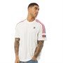 adidas Originals Herrer Adicolor 3D Trefoil 3-Stripes T-shirts Hvid