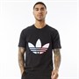 adidas Originals Mens Adicolor Tricolor T-Shirt Black