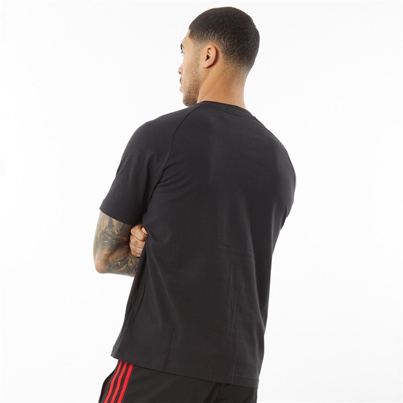 adidas Originals Mens Adicolor Tricolor T-Shirt Black