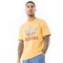 adidas Originals Mens Trefoil Ombré T-Shirt Haze Orange