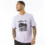 adidas Originals Męskie Adventure Heat-Reactive Color-Change Mountain T-shirty Purpurowy