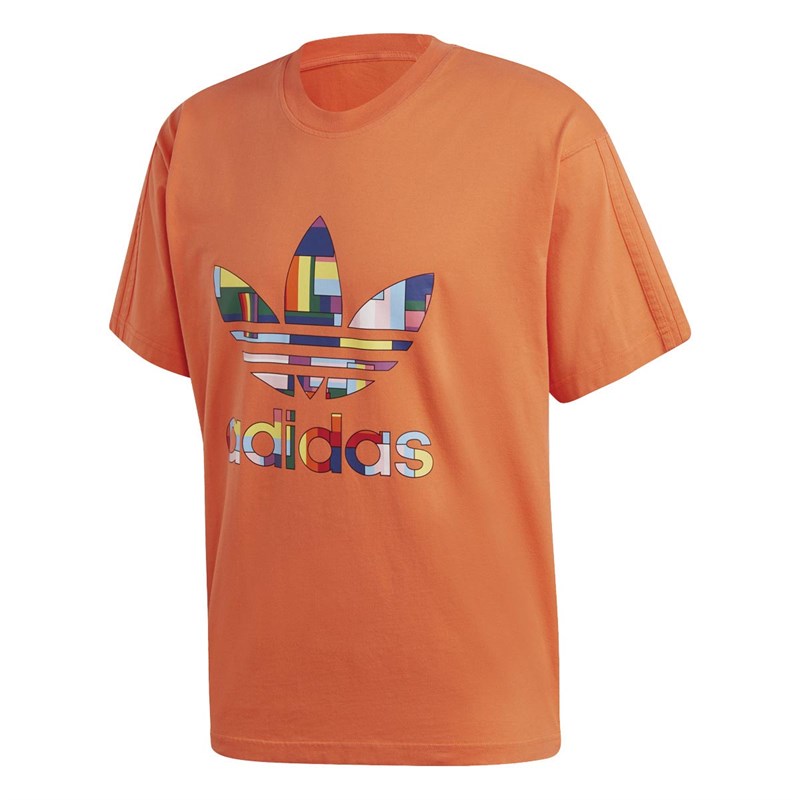adidas Originals Herren Pride Flag Fill (Gender Neutral) T-Shirts Orange