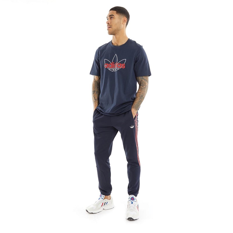 adidas Originals Mens SPRT Graphic T-Shirt Legend Ink