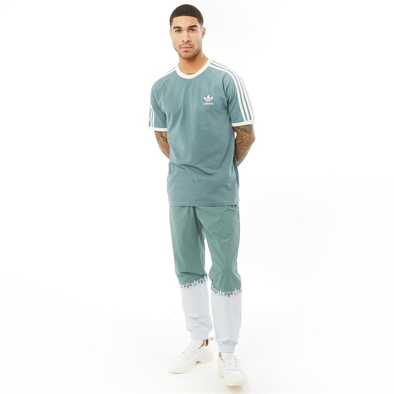 adidas Originals Heren Adicolor Classics 3-Stripes T-shirts Groen